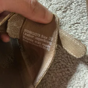 Y2K‎ Dansko Brown Leather Wood Platform Buckle Strap Wedge Sandals Size 39 thumbnail 5