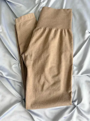 NVGTN High-Waist Tummy-Control Leggings in Taupe thumbnail 2
