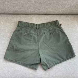 90s Vintage Polo Jeans Co Ralph Lauren Cargo Shorts 4 Olive Green Gorpcore Y2K thumbnail 3