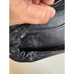 Tory Burch Reva‎ black ballet flats size 7M. Lightly worn thumbnail 7