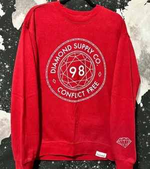 Diamond Supply Co. Conflict Free 98 Crewneck Sweater thumbnail 1