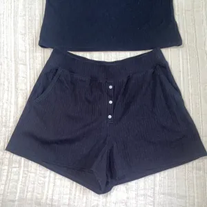 Old Navy ribbed Henley pajama lounge set thumbnail 3