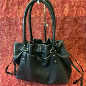 Lovely sparkly black leather Kate Spade handbag thumbnail 2
