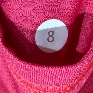 Lululemon Pep Tank Top Neon Passion Pink Women’s 8 thumbnail 3