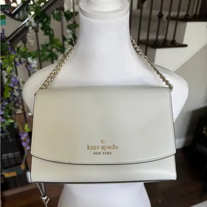 Kate Spade White two way (shoulder / crossbody) bag, excellent condition thumbnail 1