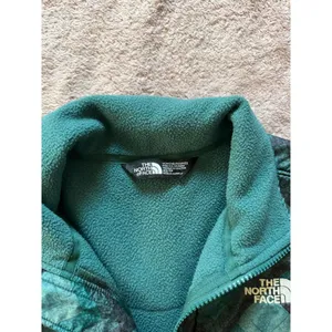 The North Face Women's Green Geometric Anorak Fleece 1/2 Zip Pullover‎ Sz Xsmall thumbnail 4