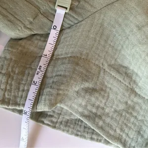 Entro Cotton Smocked Shorts Size Medium 100% Cotton Pistachio thumbnail 3