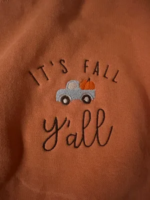 It’s Fall Yall crewneck Orange thumbnail 2