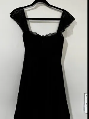 House of CB Kaia Black A-Line Mini Dress Size XS thumbnail 6
