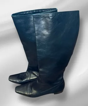 Enzo‎ Angiolini Black Leather Tall Boots thumbnail 1
