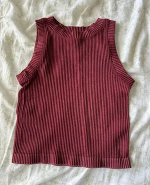 Aura Burgundy Tank Too thumbnail 1