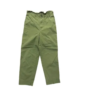 Madewell Double Button Tapered High Rise Pants sz‎ 2 paper bag waist thumbnail 4