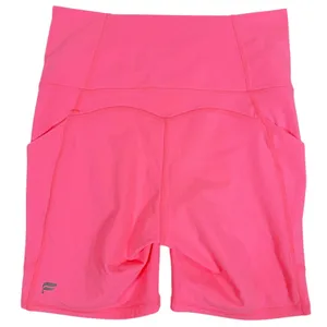 Fabletics 2 pc Workout SET Sports Bra & Biker Shorts XS Hot Pink Gym Athletic thumbnail 6