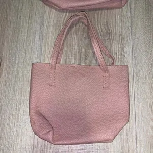 Light Pink makeup bag and mini tote thumbnail 3