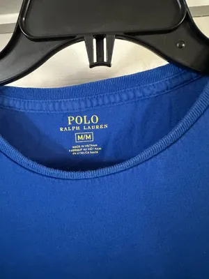 Polo by Ralph Lauren Men's Vibrant Blue Tee thumbnail 2