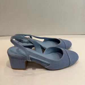 Chinese Laundry Rozie Denim Slingback Pumps - Size 5 thumbnail 4