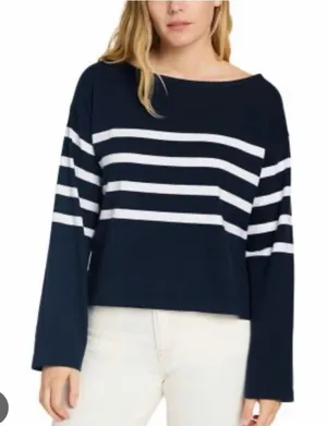 Faherty Sport Jersey boat neck long-sleeve size small. thumbnail 1