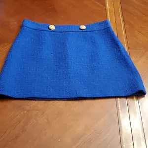 Zara Mini Skirt/ Blue color/Size L thumbnail 3