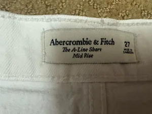 Abercrombie A Line Shorts Mid Rise thumbnail 2