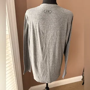 Under Armour Performance Virginia Tech Long Sleeve T-Shirt Heather Dark Gray thumbnail 4