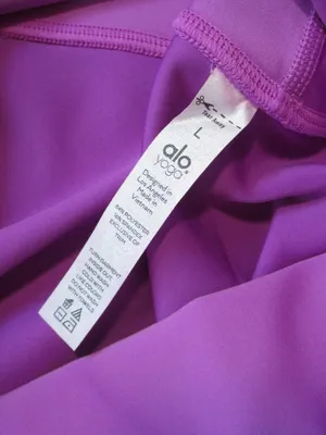 NWT Alo Yoga High-Waist Airlift Legging in Electric Violet Stretch Workout L thumbnail 4