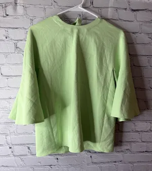 Tibi mint Green Bell Sleeve Women's Top size xs thumbnail 1