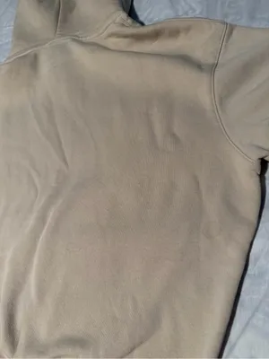 Nike sportswear club fleece Women oversized Beige Pullover Hoodie size S thumbnail 8
