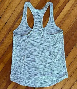 Lululemon Our Sport Tank in Tiger Space Dye Black White Size 10 thumbnail 3
