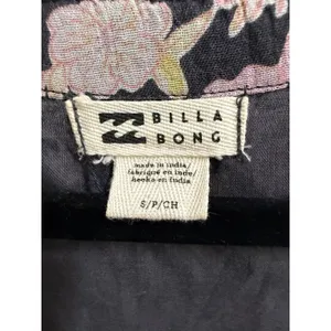 Billabong Womens‎ Floral Cotton Boho Midi Dress Long Sleeve Tiered Small thumbnail 4