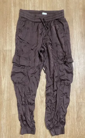 aerie Brown Cargo Joggers thumbnail 1