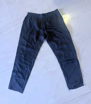WOMENS CLUB MONACO NAVY ELASTIC WAIST SILK PANTS Size 4 Soft Pockets thumbnail 1