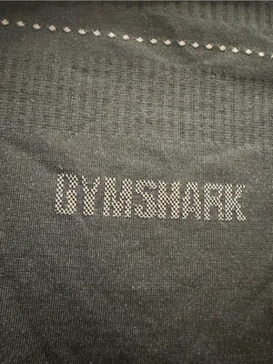 Gymshark Black Long-Sleeve Cropped Training Top thumbnail 2