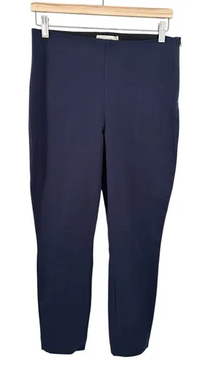 Everlane The Bi-Stretch Work Pant Womens 8 Side Zip Slim Leg Navy Blue Ankle New thumbnail 1