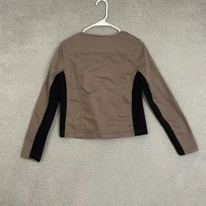 Lole‎ Jacket Women 4 Brown Moto Full Zip thumbnail 6