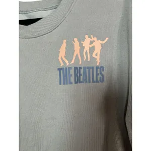 The Beatles With The Beatles Album Graphic Crewneck Sweater Sage Green Medium thumbnail 5