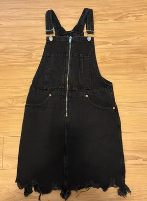 Zara Overall Dress thumbnail 1