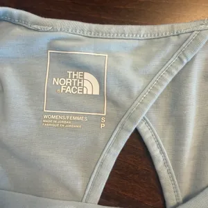 The North Face Blue Wander Crossback Short Sleeve Top Size S Activewear Gorpcore thumbnail 4