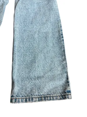 Revice High Waisted Straight Leg Jeans Distressed Light Wash Denim Size 25 Women thumbnail 11