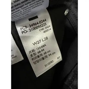 Levi's Black Wedgie Straight Denim Jeans size 27 NEW thumbnail 6