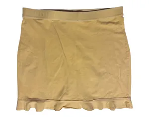fresh produce Sunflower Yellow Mini Skirt with Lettuce Edge thumbnail 1