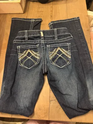 Ariat Size 25 R Low Rise Boot Jeans Denim thumbnail 8