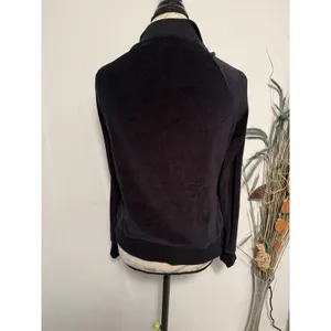 Bebe Track Jacket Activewear Outwear Zip Up Jacket Size XS VTG Y2K Medium Black‎ thumbnail 3
