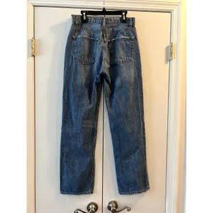 Reformation Cynthia High Relaxed Jean San Lucas wash Blue Jeans Size 27 thumbnail 5