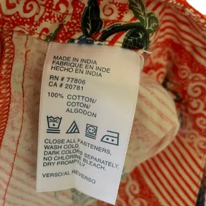 Tommy Hilfiger Vintage Orange Boho Hippie Western Cottagecore Floral Wrap Skirt thumbnail 7
