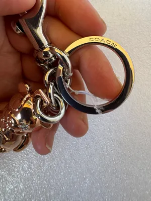 COACH New York 3D Bear Bag Charm Rose Gold 87166 thumbnail 4