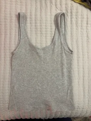Grey Brandy Melville Tank thumbnail 2
