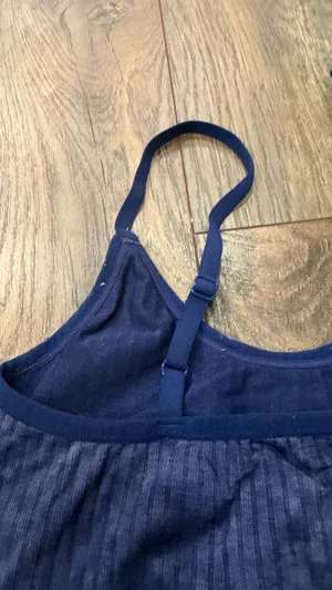 Tommy Hilfiger Women’s Bralette Navy Blue Sports Bra Size Medium thumbnail 6
