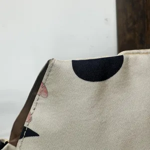 Bvlgari Canvas Top Handle Bag Medium Cream Abstract Ring Leather Handles Italy thumbnail 12