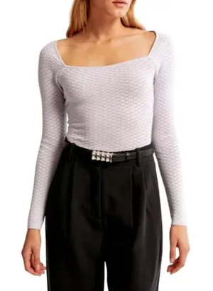 Abercrombie Long Sleeve Bodysuit thumbnail 1