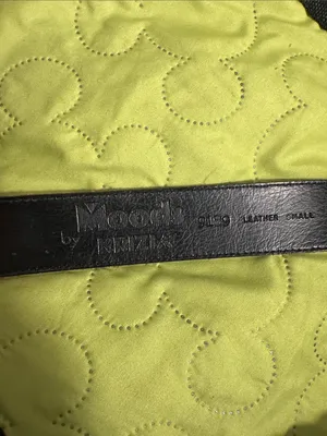 A10. Womens Vintage Krizia Brown Croc-Embossed Leather Belt with Silver Buckle thumbnail 4